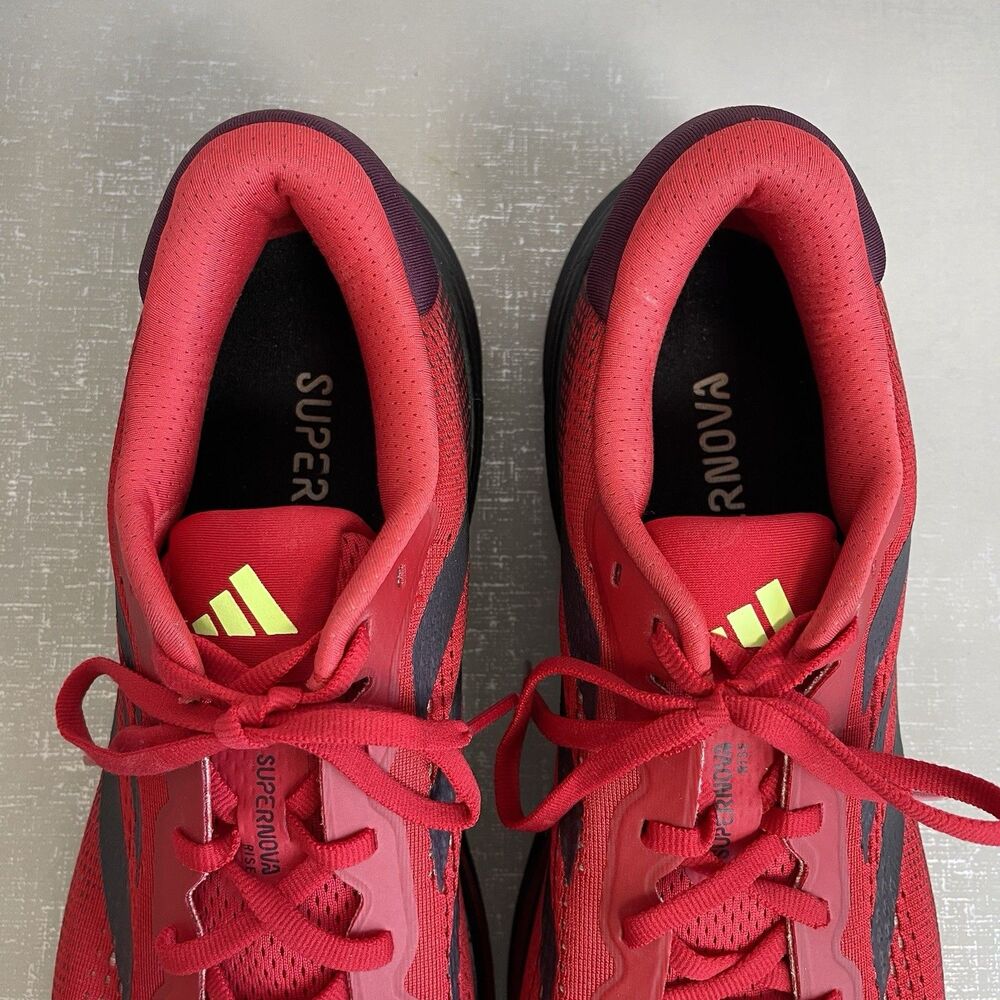 Adidas Supernova Rise Running Shoes Sneakers Red Men's Size 13 M - Picture 5 of 16